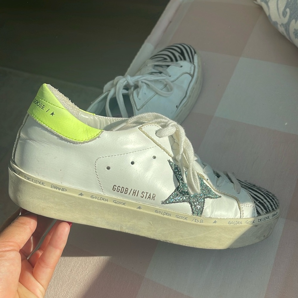 GOLDEN GOOSE Hi Star used shoes size 38
